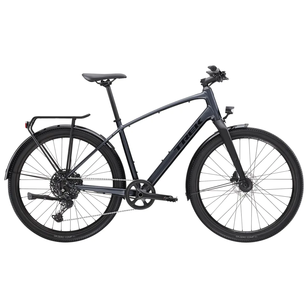 uPRISE Bikes Trek Dual Sport 3 Equipped 2025 Hybrid Bike - Galactic Grey | Price match, 365 day return s, 18-Month Warranty, Finance Available & Free UK Delivery